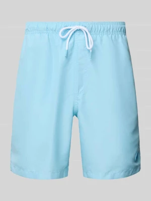 Spodenki kąpielowe o kroju regular fit z naszywką z logo model ‘Mike’ Shiwi