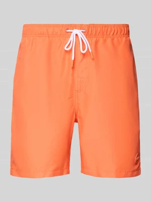 Spodenki kąpielowe o kroju regular fit z naszywką z logo model ‘Mike’ Shiwi