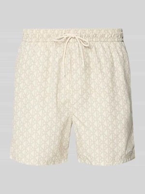 Spodenki kąpielowe o kroju regular fit z tunelem Calvin Klein Underwear