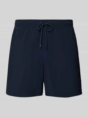 Spodenki kąpielowe o kroju regular fit z wyhaftowanym logo Tommy Hilfiger