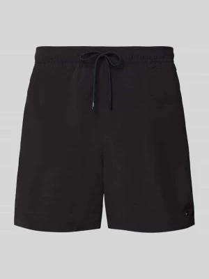 Spodenki kąpielowe o kroju regular fit z wyhaftowanym logo Tommy Hilfiger