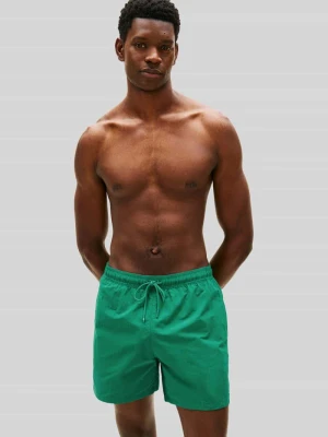 Spodenki kąpielowe o kroju regular fit z wyhaftowanym logo Tommy Hilfiger