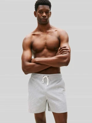 Spodenki kąpielowe o kroju regular fit z wyhaftowanym logo Tommy Hilfiger