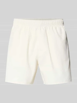 Spodenki kąpielowe o kroju regular fit z wytłaczanym logo model 'TONAL' HUGO