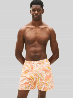 Spodenki kąpielowe o kroju regular fit ze wzorem na całej powierzchni Tommy Hilfiger