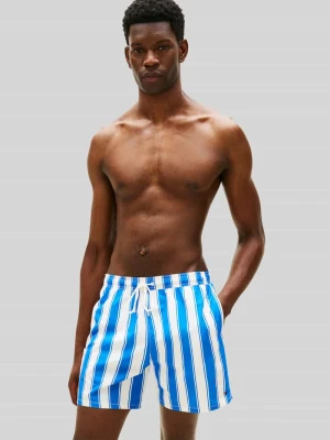Spodenki kąpielowe o kroju regular fit ze wzorem na całej powierzchni Tommy Hilfiger