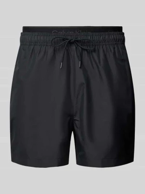 Spodenki kąpielowe o kroju relaxed fit z efektem dwóch warstw Calvin Klein Underwear