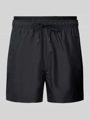 Spodenki kąpielowe o kroju relaxed fit z efektem dwóch warstw Calvin Klein Underwear