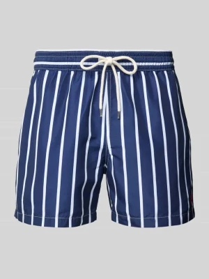 Spodenki kąpielowe o kroju relaxed fit z tunelem model ‘TRAVELER’ Polo Ralph Lauren