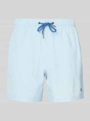 Spodenki kąpielowe o kroju relaxed fit z wyhaftowanym logo MCNEAL