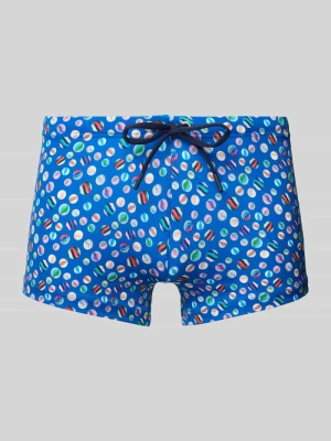 Spodenki kąpielowe o kroju slim fit z tunelem model ‘SoCoa’ HOM