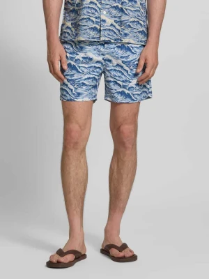 Spodenki kąpielowe o kroju straight fit z elastycznym pasem Gant