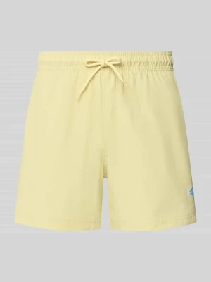 Spodenki kąpielowe o prostym kroju z detal z logo model 'Maui' jack & jones