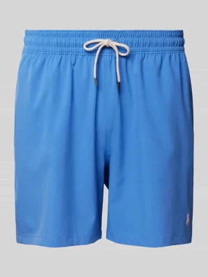 Spodenki kąpielowe w jednolitym kolorze z elastycznym pasem Polo Ralph Lauren Underwear