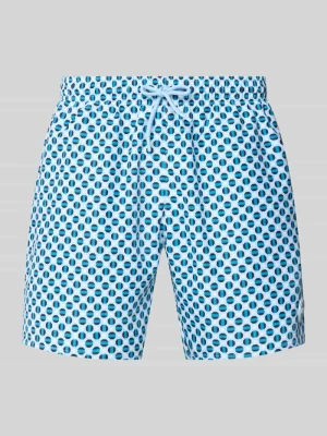 Spodenki kąpielowe w kroju regular fit z nadrukiem motywu na całej powierzchni Colmar Originals
