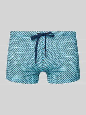 Spodenki kąpielowe we wzór na całej powierzchni model 'Cappuccino' HOM