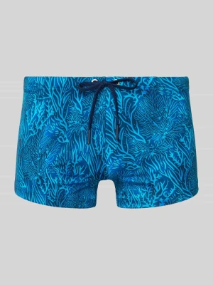 Spodenki kąpielowe we wzór na całej powierzchni model 'Panarea' HOM