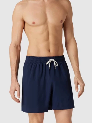 Spodenki kąpielowe z detalami w kontrastowym kolorze Polo Ralph Lauren Underwear
