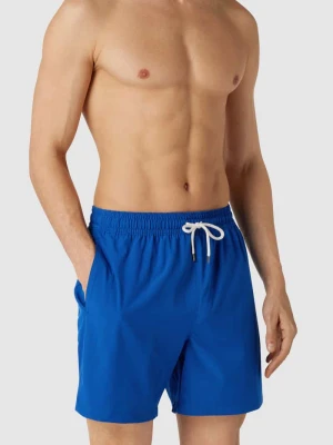 Spodenki kąpielowe z detalami w kontrastowym kolorze Polo Ralph Lauren Underwear