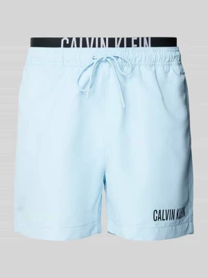 Spodenki kąpielowe z elastycznym pasem Calvin Klein Underwear