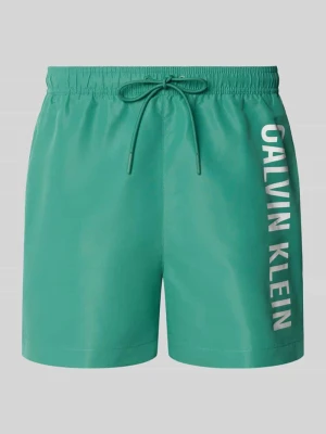 Spodenki kąpielowe z elastycznym pasem Calvin Klein Underwear
