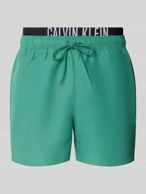 Spodenki kąpielowe z elastycznym pasem Calvin Klein Underwear
