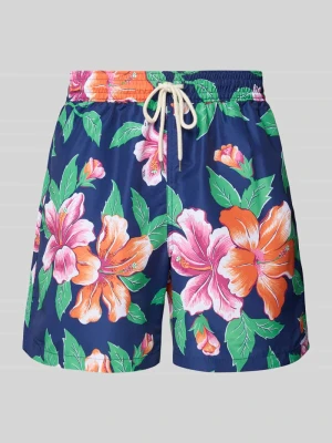 Spodenki kąpielowe z elastycznym pasem i kieszenią z tyłu Polo Ralph Lauren Underwear