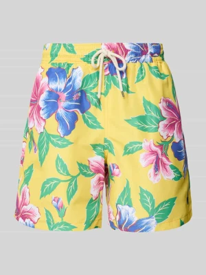 Spodenki kąpielowe z elastycznym pasem i kieszenią z tyłu Polo Ralph Lauren Underwear