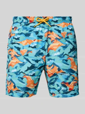 Spodenki kąpielowe z elastycznym pasem i tunelem Napapijri