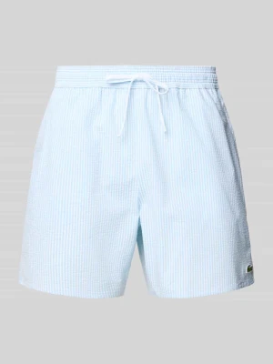 Spodenki kąpielowe z elastycznym pasem Lacoste