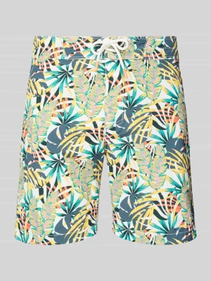 Spodenki kąpielowe z elastycznym pasem model ‘BYRONALF’ ECOALF