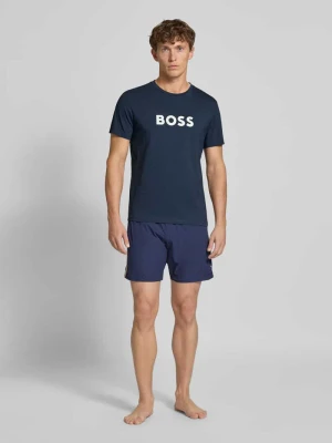Spodenki kąpielowe z elastycznym pasem model ‘Iconic’ Boss