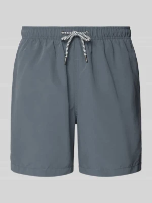 Spodenki kąpielowe z kieszenią z tyłu i wyhaftowanym logo MCNEAL