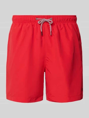 Spodenki kąpielowe z kieszenią z tyłu i wyhaftowanym logo MCNEAL