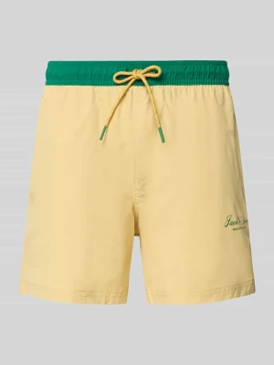 Spodenki kąpielowe z kieszenią z tyłu model 'MAUI' jack & jones