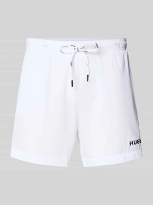 Spodenki kąpielowe z Nadruk z logo Model 'HAITI' HUGO