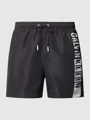 Spodenki kąpielowe z nadrukiem z logo Calvin Klein Underwear