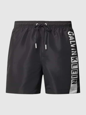 Spodenki kąpielowe z nadrukiem z logo Calvin Klein Underwear