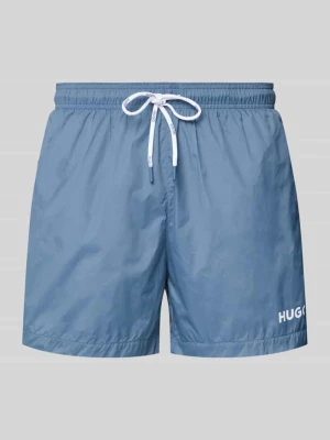 Spodenki kąpielowe z nadrukiem z logo model ‘HAITI’ HUGO