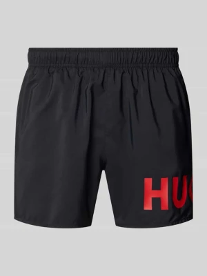 Spodenki kąpielowe z nadrukiem z logo model „MAKAI” HUGO