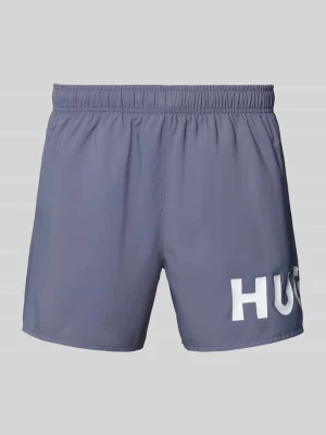 Spodenki kąpielowe z nadrukiem z logo model „MAKAI” HUGO