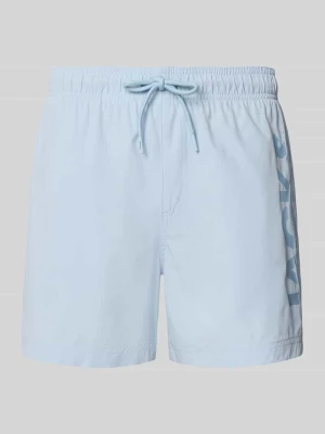 spodenki kąpielowe z nadrukiem z logo model 'MAUI WAVE' jack & jones