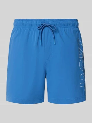 spodenki kąpielowe z nadrukiem z logo model 'MAUI WAVE' jack & jones
