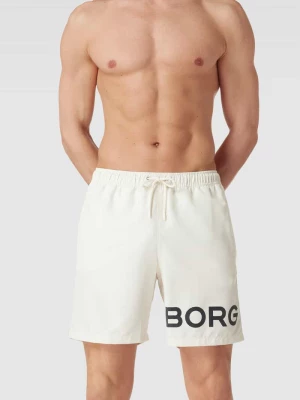 Spodenki kąpielowe z nadrukiem z logo model ‘SHELDON’ Björn Borg