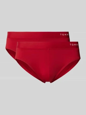 Spodenki kąpielowe z nadrukiem z logo Tommy Hilfiger
