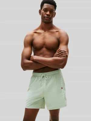 spodenki kąpielowe z nadrukiem z logo Tommy Hilfiger