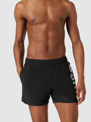 Spodenki kąpielowe z napisem z logo model ‘ABAS’ HUGO