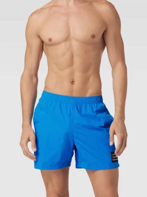Spodenki kąpielowe z naszywką z logo Calvin Klein Underwear