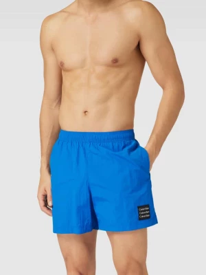 Spodenki kąpielowe z naszywką z logo Calvin Klein Underwear
