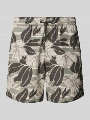 Spodenki kąpielowe z naszywką z logo model ‘CALI FLORAL’ O'Neill Oliwkowy